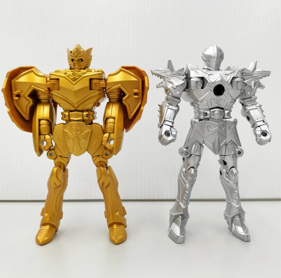 Bandai Power Rangers Mystic Force DX Золотой MagiPhoenix и Серебряный Wolzard Совершенно новый - Изображение 1 из 4