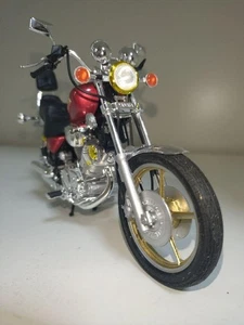 Tamiya Yamaha Virago Motorcycle Model 1/12 Scale Red With Display Case Plastic - Picture 1 of 20