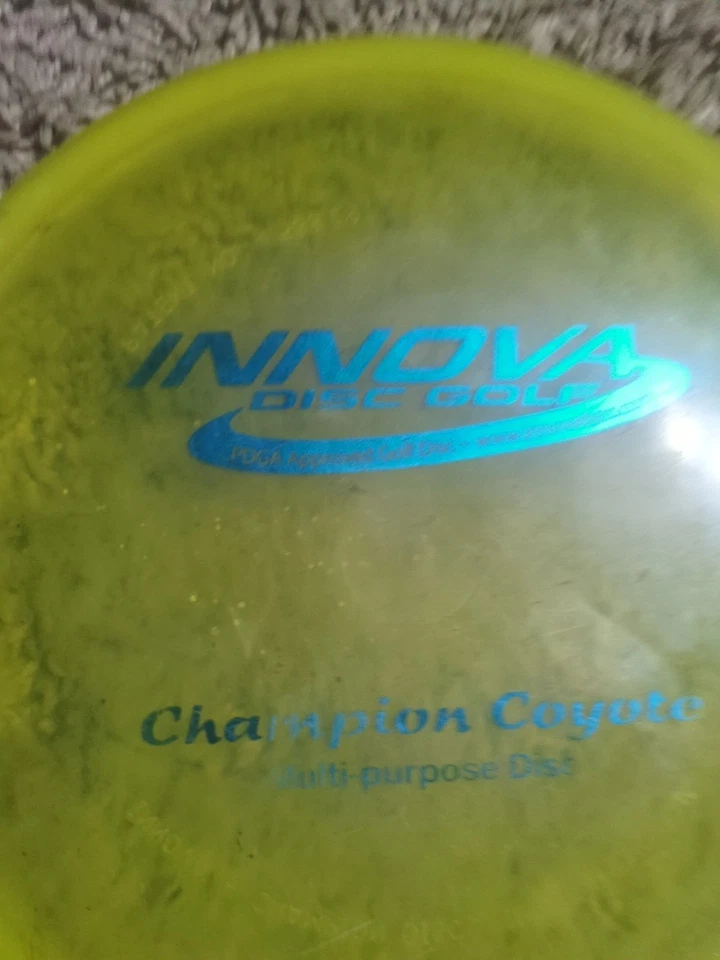 Innova Champion PFN COYOTE Multi-Purpose disc-180g-OOP Rare Blue w/Rainbow Stamp - Image 1 of 4