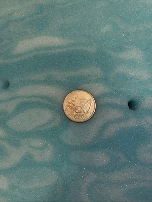 Moneda de 50 centavos de euro Italia 2002, moneda de coleccionista Foto 1 de 2