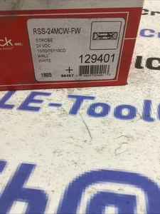 Eaton Wheelock RSS-24MCW-FW Strobe K316 - Picture 1 of 5
