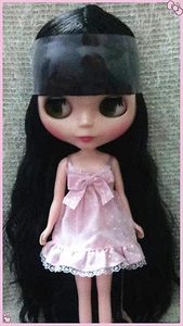 Takara 12" Neo Blythe Nude Doll Black Hair from Factory TBO187 M8 - Picture 1 of 1