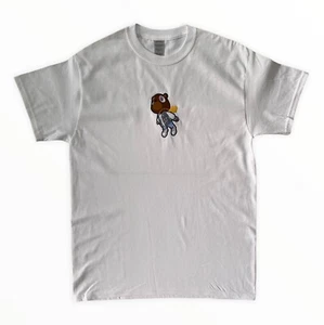 Actual Fact Kanye Flying Bear Embroidered Tee In White - Picture 1 of 3
