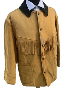 Nuevo años 90 C.P. Chaqueta Abrigo Company Talla 42 Western Wear Pana Flecos - Imagen 1 de 16