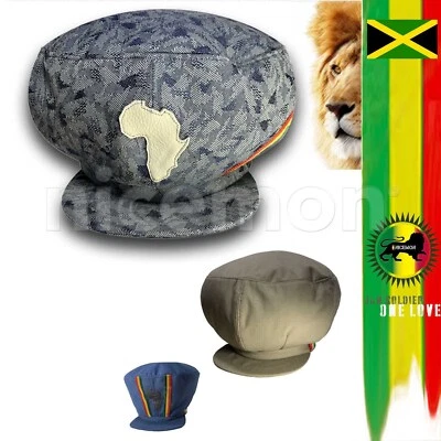 Rasta Hat Cap Selassie Africa Jah Rastafari Reggae Jamaica Negus Rastacap Dreads - Image 1 of 2