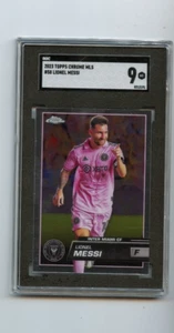 2023 Topps Chrome MLS Lionel Messi Inter Miami CF #58 🚀😳💥 SGC Graded 9 - Picture 1 of 2