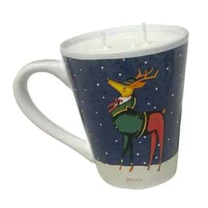 Ulterior Votives Reno Blitzen Bastón de Caramelo Perfumado Hecho a Mano Vela de Soja Nuevo - Imagen 1 de 5