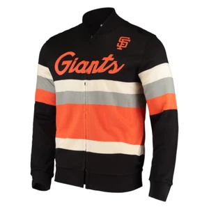 Suéter Mitchell & Ness Rayas Frontales Cremallera Completa de los Gigantes de San Francisco Talla XS $225 - Imagen 1 de 7
