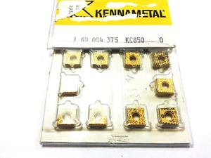 Kennametal I 69 004 375 KC850 Carbide Inserts (10 Inserts) (N 601) - Picture 1 of 1