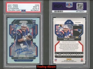 2021 Panini Prizm Mac Jones Silver Prizm PSA 9 - Bild 1 von 3