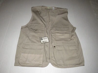 Haband Outdoors Khaki Hunting Fishing Vest Size XL Photography New NWT - Image 1 of 4