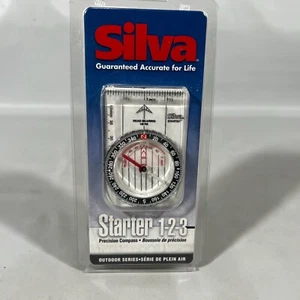 Silva Starter 1-2-3 Precision Compass Outdoor Series Johnson Outdoors Inc. New - Picture 1 of 6