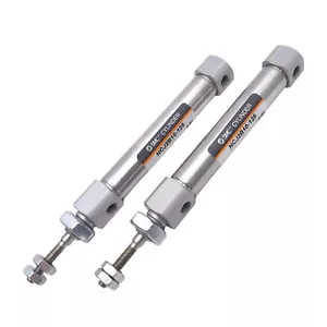 Menge 2 SMC NCJ2B10-125 Pneumatikzylinder, ø3/8 Zoll, 1,25 Zoll Hub, UNF, 100PSI - Bild 1 von 5