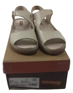 Pikolinos - Sandalias de cuero Cadaqués beige para mujer talla 38 EUR 8M - Imagen 1 de 5