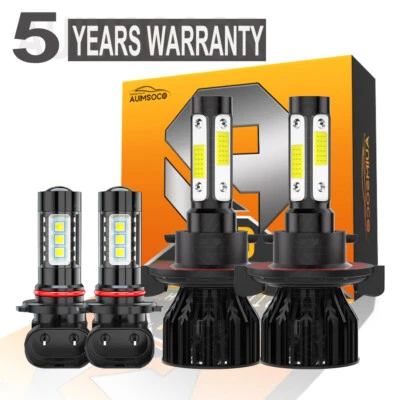 Kit de faros antiniebla LED para camioneta Dodge Ram 2500 SLT ST cabina 2006-2008 Foto 1 de 4