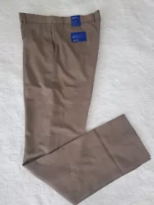 Pantalones de vestir 36x38 Apt 9 nuevos con etiquetas para hombre caqui calce extra ajustado fácil cuidado nuevos - Imagen 1 de 3