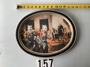 Vintage, Rare, Signing of the Constitution 1787 by H. C. Christy, 15inx12in Tray - Picture 1 of 3