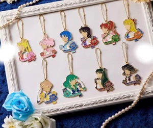 Sailor Moon Metal Charm Keychain Eternal sailor Ichiban Kuji Banpresto Set of 10 - Picture 1 of 6