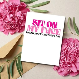 Dirty Mother's Day Card for Wife or Girlfriend - Picture 1 of 2