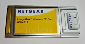 NETGEAR RangeMax WPN511 WIRELESS PC CARD ADAPTER #WL190 - Bild 1 von 2