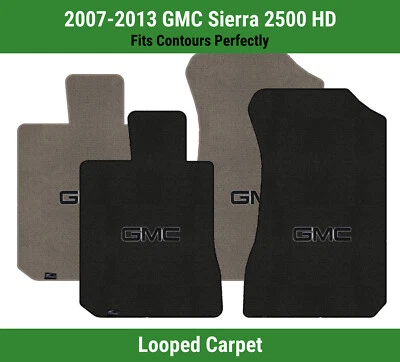 Lloyd Classic Loop Front Carpet Mats for '07-13 GMC Sierra 2500 HD w/Black GMC 1 - Image 1 of 4