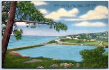Postcard - Coast Highway from Torrey Pines Park, San Diego, California, USA