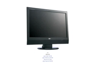 LG FLATRON M208WA-BZ PC MONITOR TV MIT DIGITAL DECODER FERNBEDIENUNG UND KABEL - Bild 1 von 12