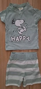 Babyschlafanzug Snoopy wie Neu Grösse 68 - Bild 1 von 2