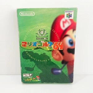 Mario Golf + Insert, Manual, Box - CIB - N64 - Japanese - Free Postage - Picture 1 of 9