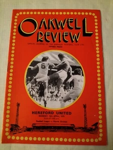 1978/79 BARNSLEY v HEREFORD UNITED 16th Apr 1979 programme - Picture 1 of 2