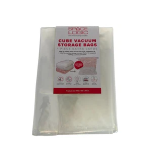 Space Logic Cube Vacuum Storage Bags 1 Piece Extra Large 105x100x44cm - Picture 1 of 10