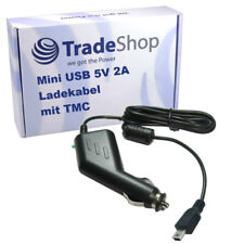 Produktbild - KFZ Ladekabel 5V / 2A mit Mini USB integrierte TMC Antenne für Navigon 70 Plus