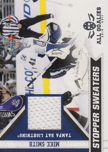 2010-11 (LIGHTNING) Panini All Goalies Stopper Sweaters #12 Mike Smith Jsy