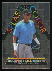 2022 Upper Deck Goodwin Champions Splash of Color Platinum #SCP31 Yiddi Cappe - Picture 1 of 2