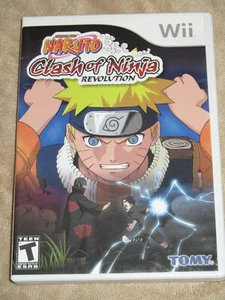 Wii Naruto Clash of Ninja Revolution Nintendo Wii Game 2007 Complete - Picture 1 of 3