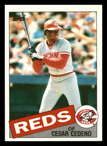 1985 Topps Cesar Cedeno  #54 Cincinnati Reds NM-MINT - Picture 1 of 2