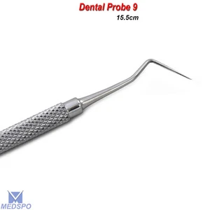 Periodontal Explorer Tooth Scraper Remover Plaque Explorer Probe 9 Dental Tools - Picture 1 of 5
