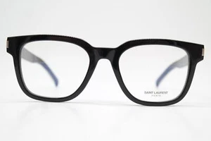 Brille Saint Laurent SL 711 OPT Schwarz Silber Oval Brillengestell Neu - Picture 1 of 6