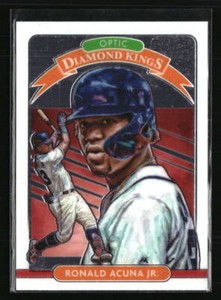Ronald Acuna Jr. 2020 Donruss Optic Diamond Kings #8 Baseball Card