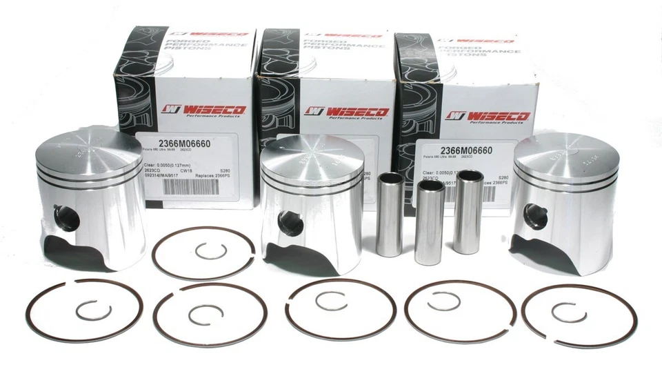 Pistones Wiseco Polaris Indy Ultra 680, 1996-1998 - 2366M06660 - SE/SKS/SP Foto 1 de 1