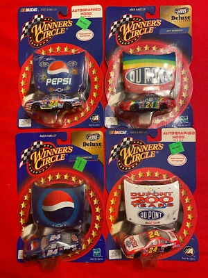 Hasbro Action Winners Circle NASCAR Jeff Gordon Hood Series Lote de 4 NOC 1:64 Foto 1 de 4