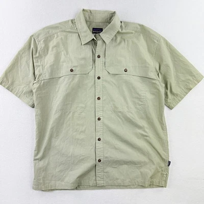 Patagonia Island Hopper Shirt Size L Mens Sage 52169 - Image 1 of 4