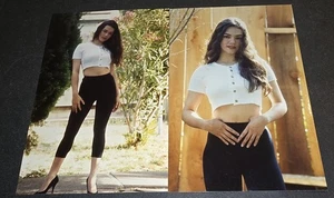 2 4x6 Glamor Shots Of Hispanic Model Real Photos - Picture 1 of 1