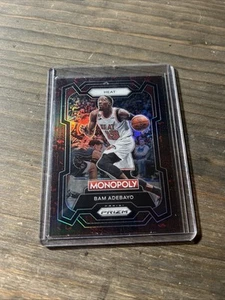 2023-24 Panini Prizm Monopoly - Monopoly Symbols Red Prizm #47 Bam Adebayo - Picture 1 of 3