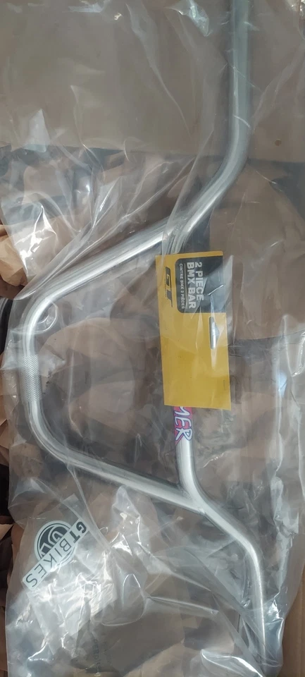 Manillar GT Pro Performer BMX cromado para barra de estilo libre BMX de la vieja escuela 2 piezas Foto 1 de 1