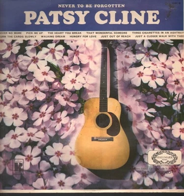 Patsy Cline Never To Be Forgotten LP vinyl USA Hallmark 1971 Sleeve has sticker - Photo 1/4