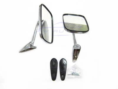 ESPEJOS RETROVISORES PUERTA O GUARDABARROS CROMADOS PARA FIAT 1100 1500 131 128 125 124 Foto 1 de 4