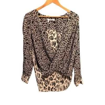 Derek Lam 10 Crosby Seda Crepé Sobrepelliz Parte Superior Alta/Baja Ajuste Suelto Foto 1 de 4