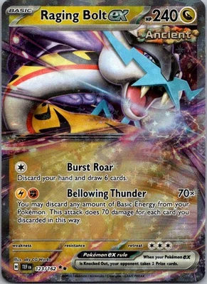 Raging Bolt ex Double Rare SV05: Temporal Forces 123/162 NM - Image 1 of 2