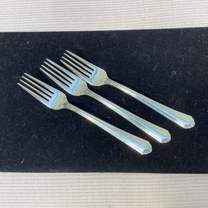3 x Lenox Archway Stainless Salad Forks 7 3/8” - FREE SHIP - - Picture 1 of 4
